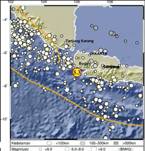 BMKG Prediksikan Gempa di Banten Berpotensi Tsunami